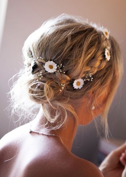 coiffure mariage cheveux mi-long
