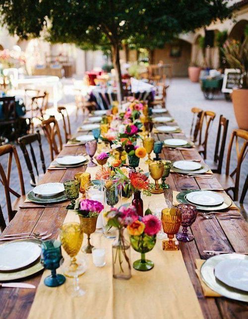 décoration table de mariage