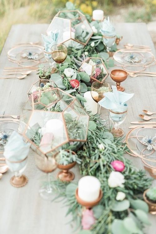 décoration table de mariage