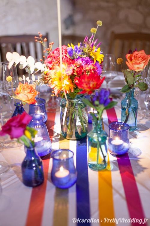 décoration table de mariage