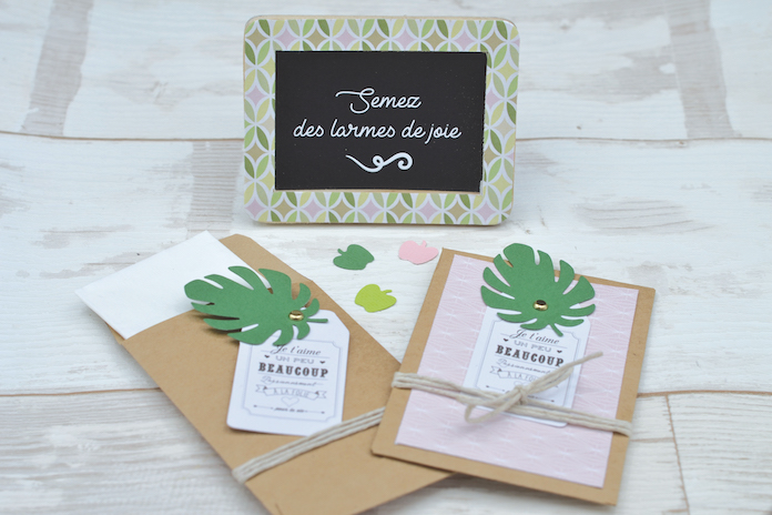 DIY mariage pochette mouchoirs