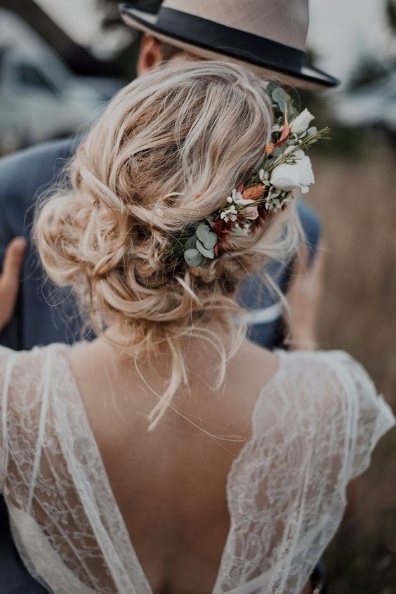 couronne de fleurs tendance mariage 2019