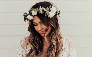 couronne de fleurs tendance mariage 2019