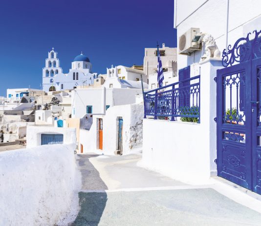 lune de miel à Santorin