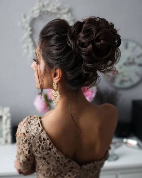 idée coiffure mariage invitée 