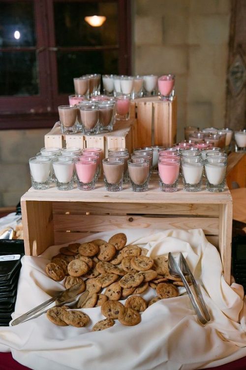 bar à lait, bar à cookie mariage