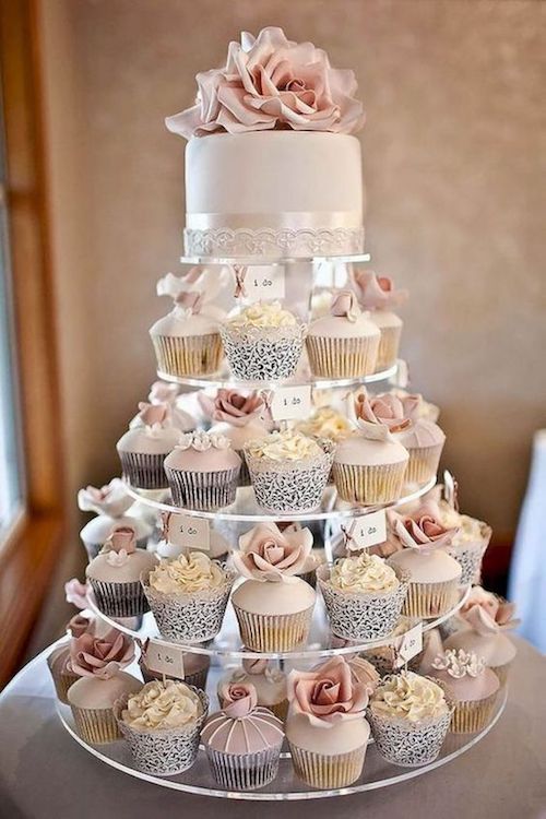 pièce montée mariage cupcakes