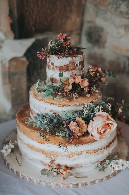 wedding cake mariage champêtre 