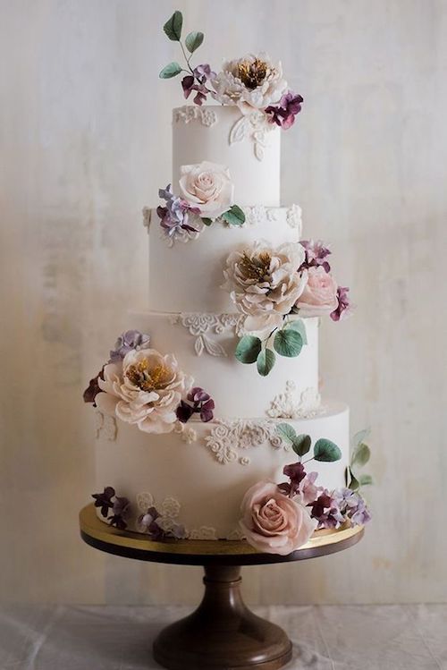 wedding cake mariage fleurs