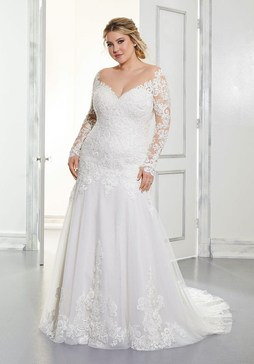 robe de mariee pour femme ronde
