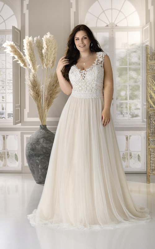 robe mariage pour femme ronde