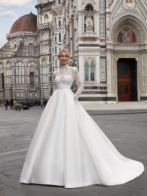 robe de mariée princesse volumineuse