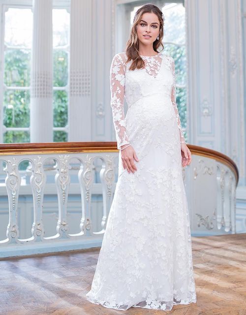 robe de mariée femme enceinte