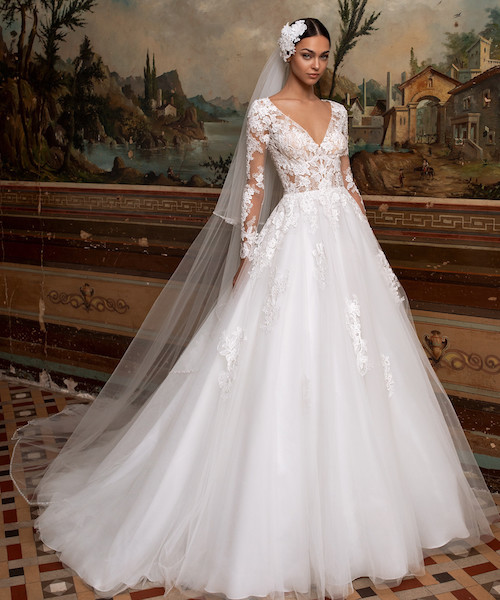 robe manche longue mariage