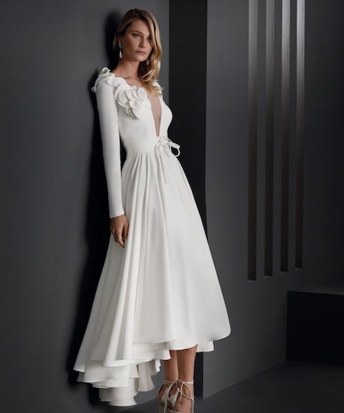 robe mariee midi