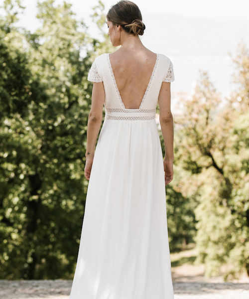 Robe Mariee Dos Nu
