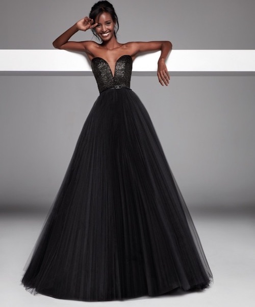 robe de mariage noir