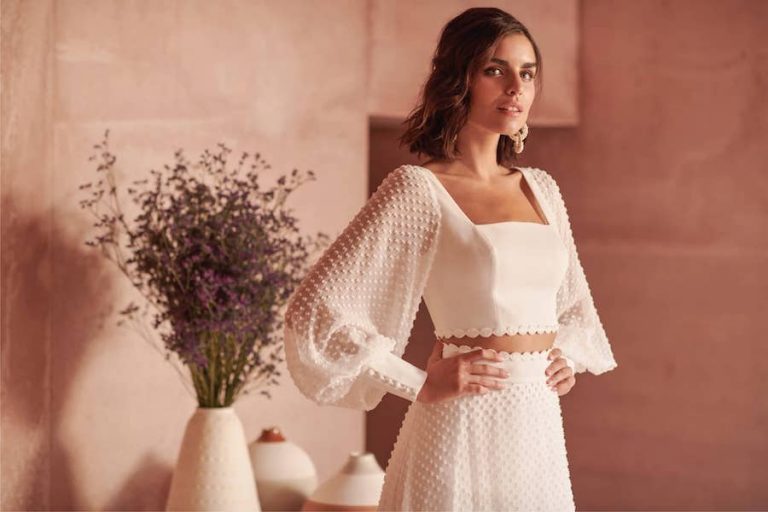 Les plus belles robes de mari?�e deux pi?�ces pour un mariage en 2021