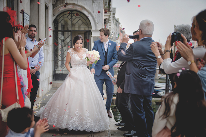 mariage en petit comité à Venise