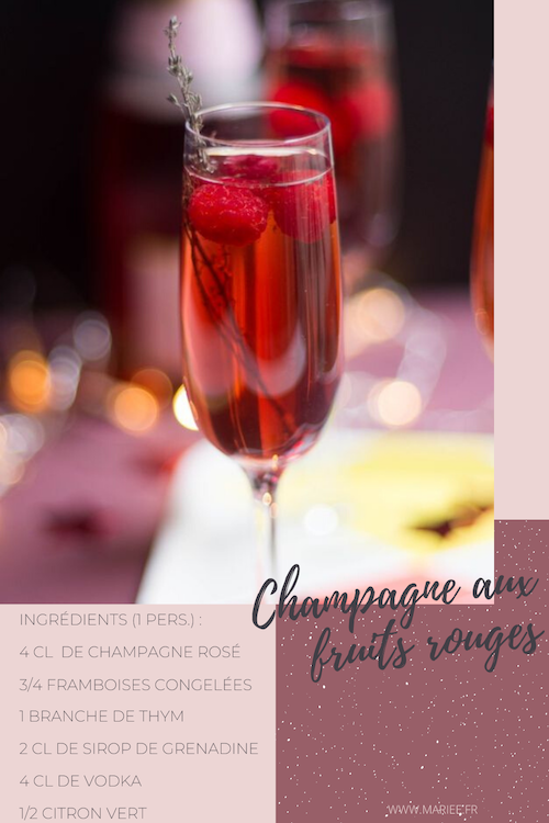 cocktail champagne mariage