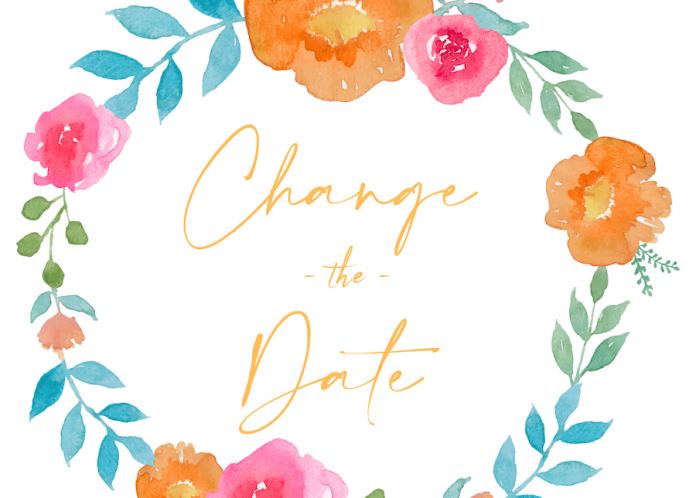 change the date mariage