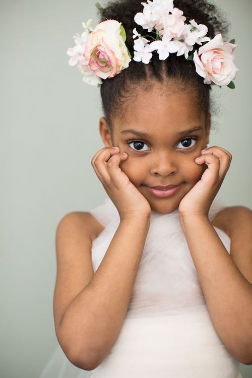 coiffure mariage enfant