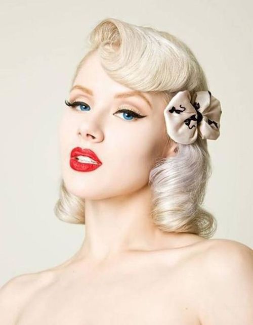 coiffure vintage mariage 