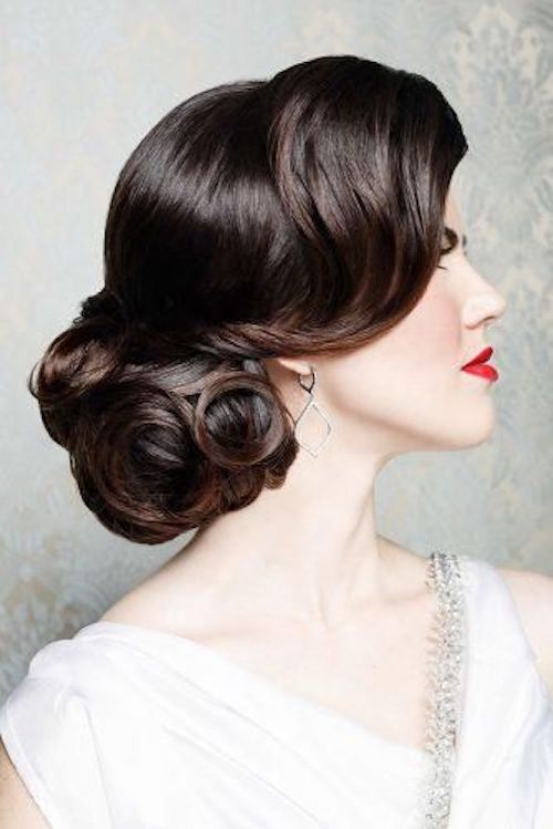 coiffure mariage vintage 