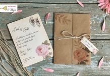 faire part mariage vintage