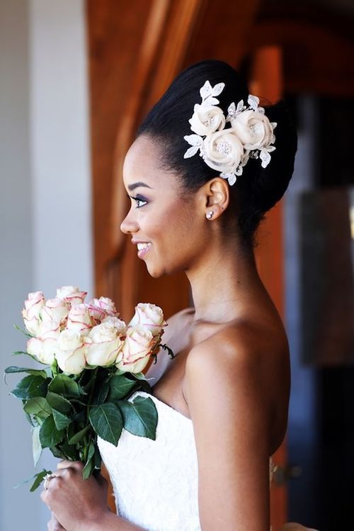 coiffure mariage cheveux afro