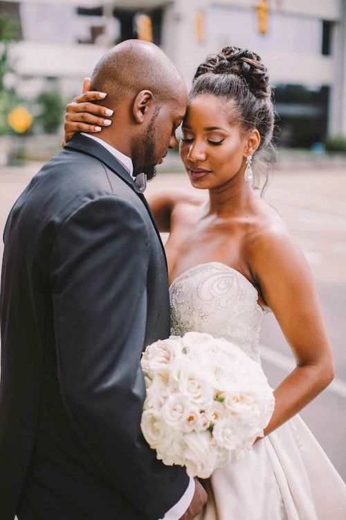 coiffure mariage cheveux afro