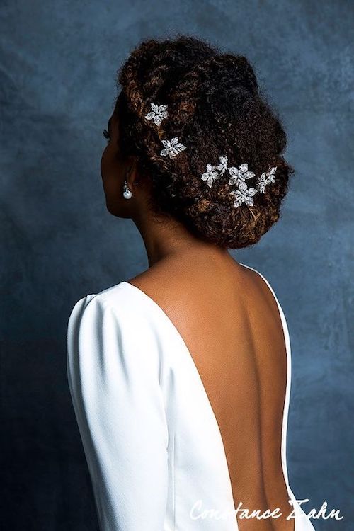 coiffure mariage cheveux afro