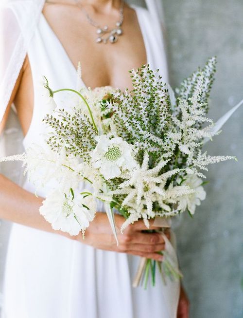 bouquet de mariée blanc