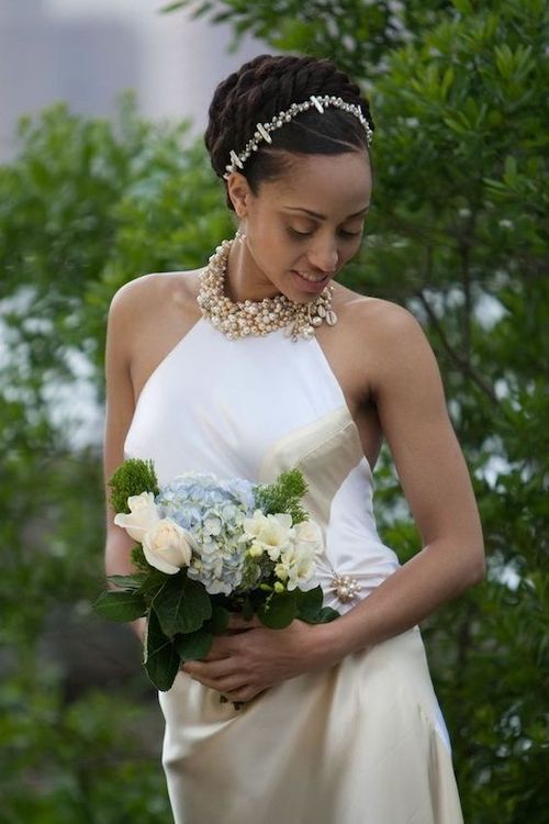 coiffure mariage cheveux afro