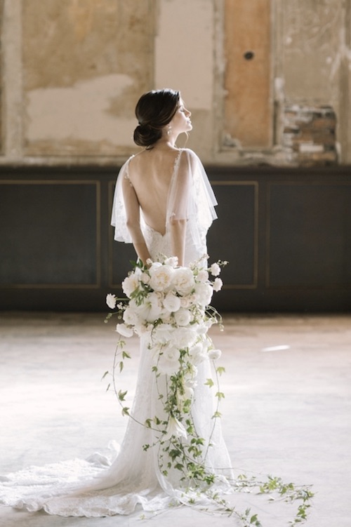 bouquet de mariée blanc