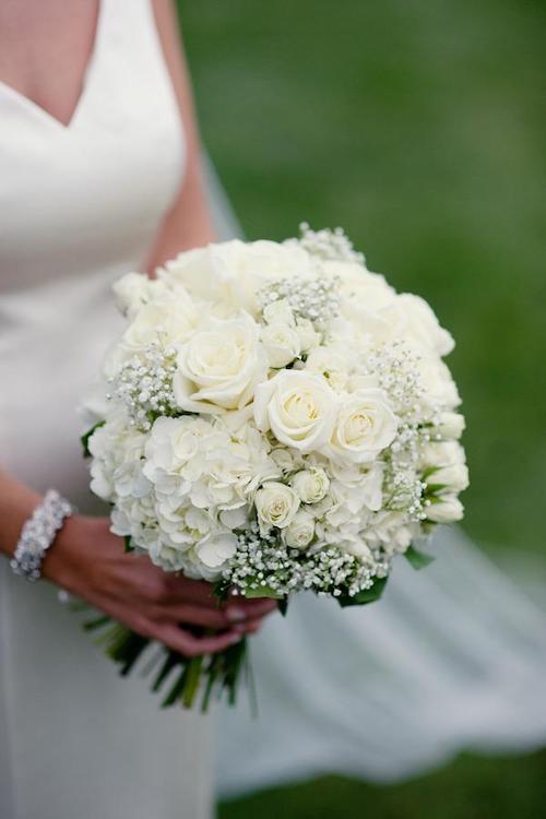 bouquet de mariée blanc