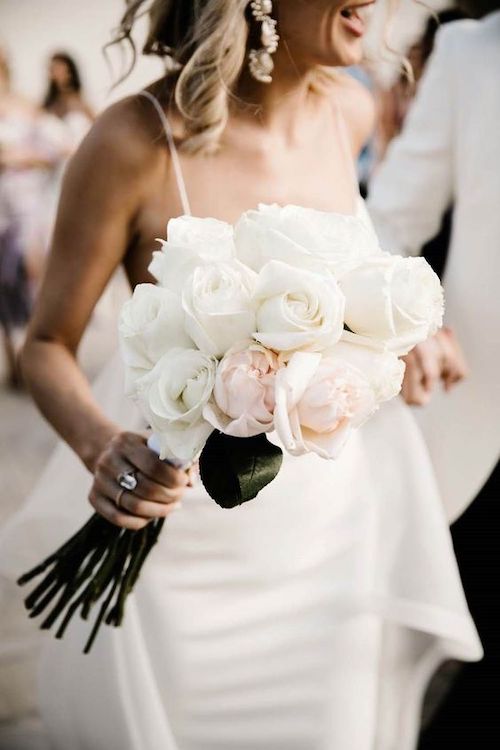 bouquet de mariée blanc