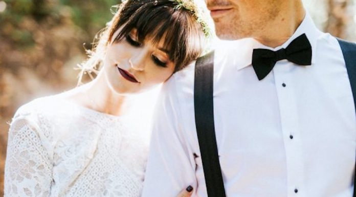 coiffure mariée avec frange