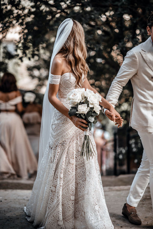 bouquet de mariée blanc