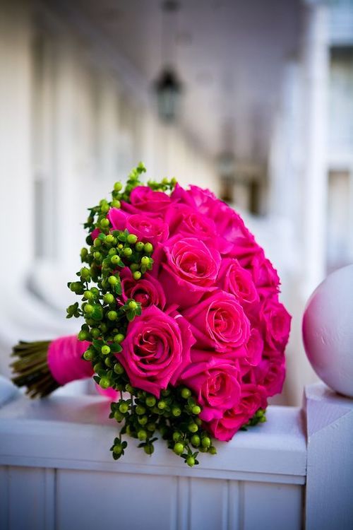 bouquet de roses mariage