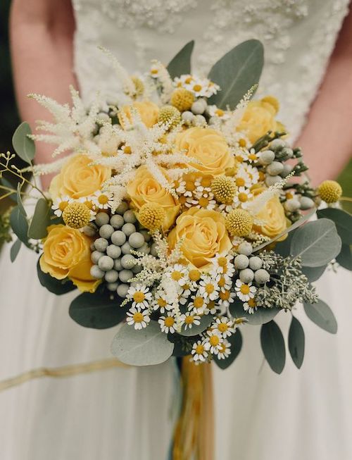 bouquet de roses mariage