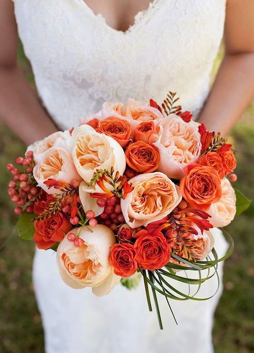 bouquet de roses mariage
