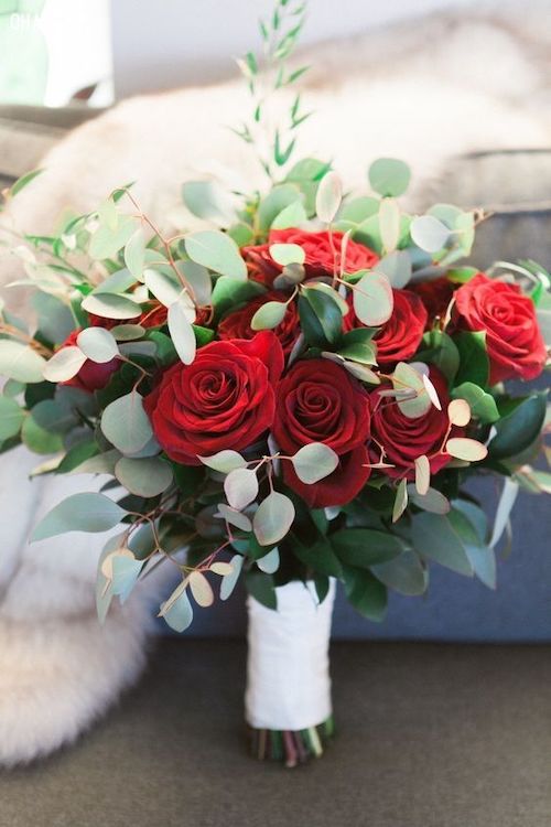 bouquet de roses mariage