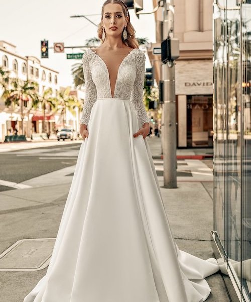 robe manche longue mariage