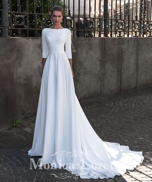robe manche longue mariage