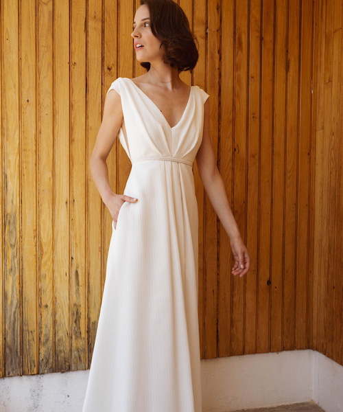 Simple robe de mariage Robe de