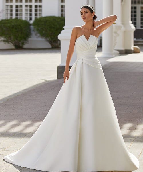robe bustier blanche mariage