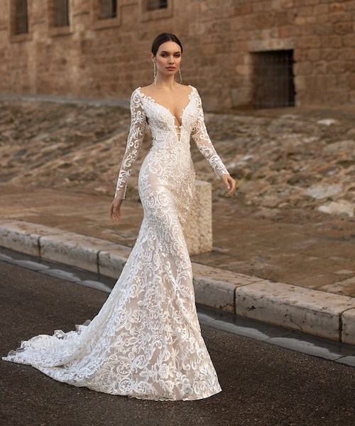 robe manche longue mariage