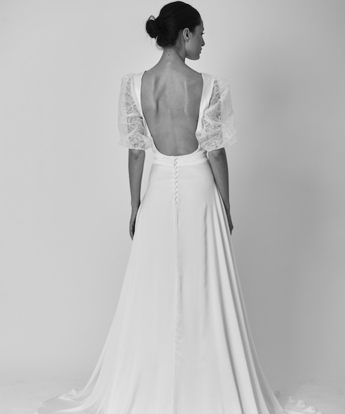 robe de mariée dos-nu