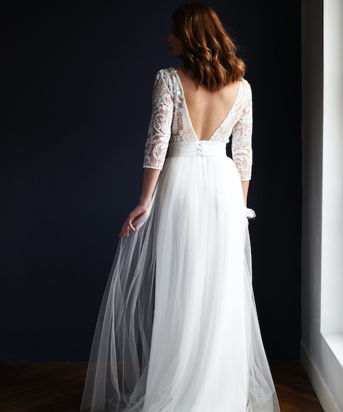 robe de mariée dos-nu